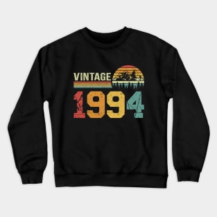 Vintage 1994 Retro Classic 30th Birthday Gift Idea Crewneck Sweatshirt